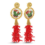 RAVELLO EARRINGS RED