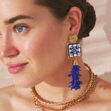 MINORI EARRINGS BLUE