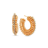 HELI HOOPS SWAROVSKI SMALL