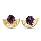 LILI WING EARRINGS LILAC