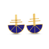 AMARA EARRINGS COBALT