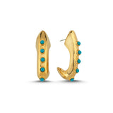 PIECY EARRINGS TURQUOISE