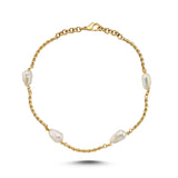 TWISTED ELEGANCE CHOKER PEARLS