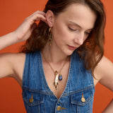 KEY NECKLACE BLUE