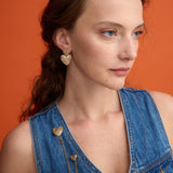 DOUBLE HEART BROOCH