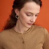FULL MOON EARRINGS WITH SWAROVSKI