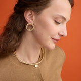 FULL MOON EARRINGS WITH SWAROVSKI
