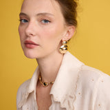 OVAL GLOW EARRINGS