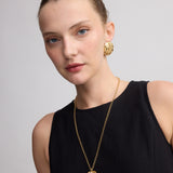 CRYSTAL SHELL NECKLACE