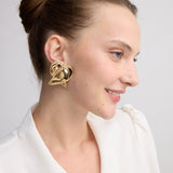 EMBRACED LOVERS EARRING