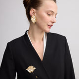 WHISPERING LEAF STICK BROOCH