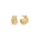 SCULPTED GOLD EARRINGS
