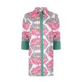 FLORAL OVERSIZED SHIRT DRESS