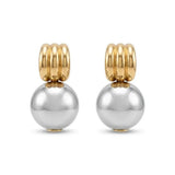 SILVER BALL EARRINGS