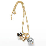 LUCKY PAWS LONG NECKLACE